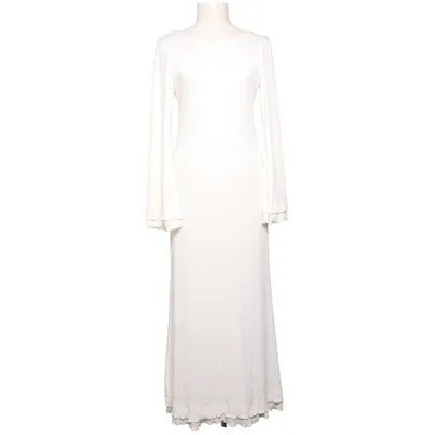 Långklänning (Vit) Polyester