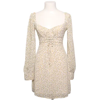 Kleid (Weiß, Gelb, Grün) von Adoore Polyester