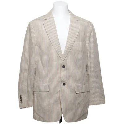 Blazer (Beige, Mehrfarbig) von Guy Laroche Acetat, Leinen, Viskose
