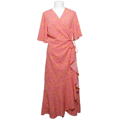 Slå-om-kjole (Pink, Gul, Flerfarvet) fra Pernilla Wahlgren Design Polyester