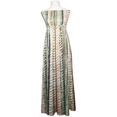 Maxi jurk (Groen, Beige, Meerkleurig) van Karmamia Polyester