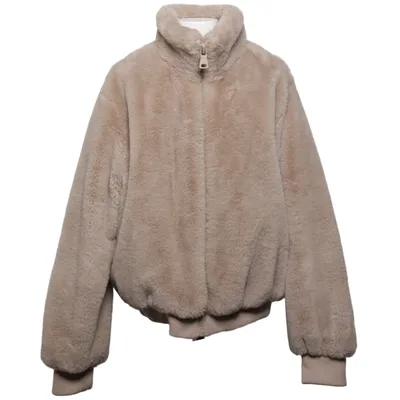 Veste en fourrure (Beige) de Zara Polyester