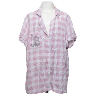 Pajama shirt (Pink, White) from Barbie Viscose
