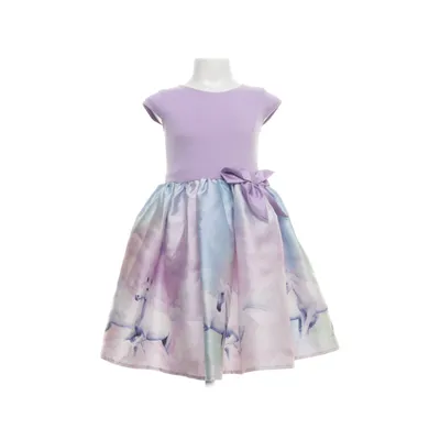 Klänning (Lila, Flerfärgad) från H&M Polyester, Viskos, Elastan