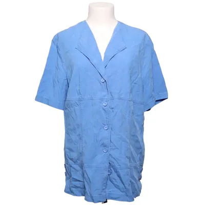 Blouse (Blauw) van Voglia Linnen, Tencel