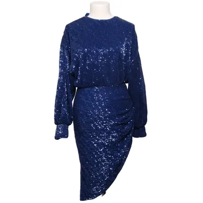 Robe de cocktail (Bleu) de PrettyLittleThing Élasthane, Polyester