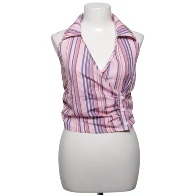 Halterneck top (Pink, Blå) fra Forever 21 Polyester