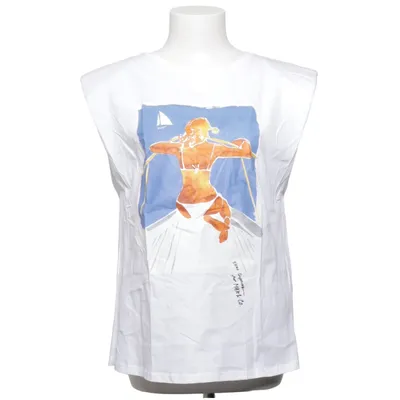 T-shirt (Hvid, Flerfarvet) fra Max & Co. Bomuld