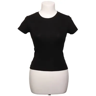 T-shirt (Zwart) van Pull & Bear Katoen, Elastaan