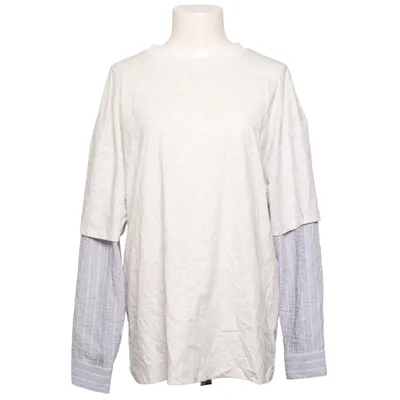 Lange mouwen shirt (Grijs, Blauw, Meerkleurig) van J&L Paris Katoen, Elastaan