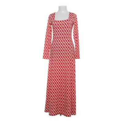 Långklänning (Röd, Vit) från By Swan Elastan, Polyester, Viskos