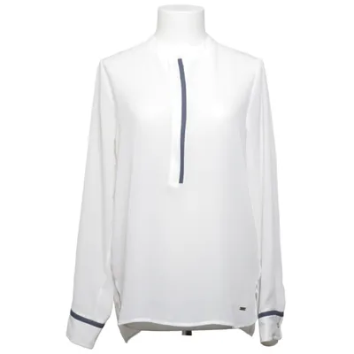 Blouse (White, Blue) from Tommy Hilfiger Polyester
