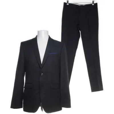 Suit (Blue) from Zara Man Polyester, Viscose