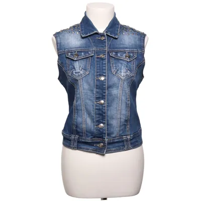 Spijker gilet (Blauw) van Realty Jeans Katoen, Elastaan