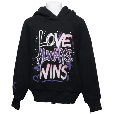 Sweat à capuche (Noir, Multicolore) de Page One Young Coton, Polyester