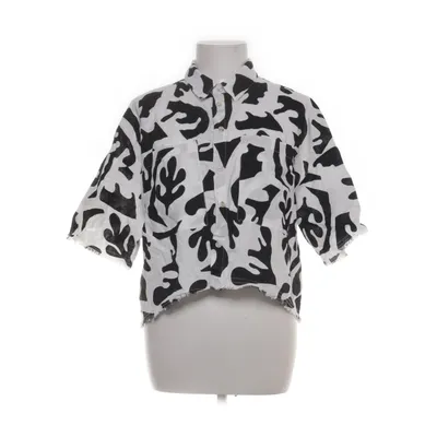 Kortärmad skjorta (Vit, Svart) från House Bomull