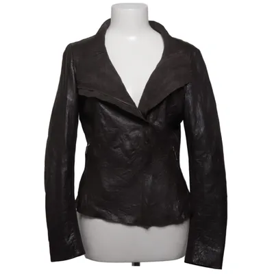 Biker jacket (Gray) from Cigno Nero Leather