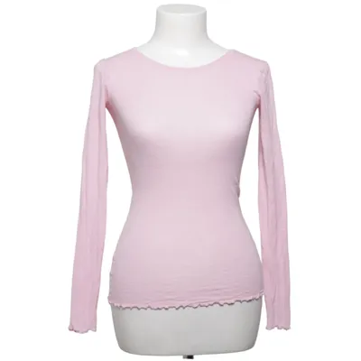 T-shirt à manches longues (Rose) de Dilling Laine de mouton, Soie
