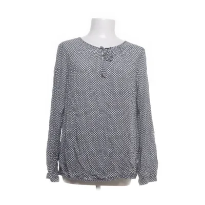 Strikblouse (Wit, Blauw) van Sir Oliver Viscose
