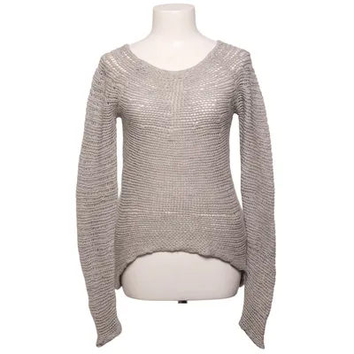 Strickpullover (Grau) von Hunkydory Seide, Wolle