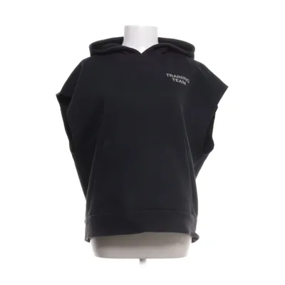 Korte mouwen capuchon sweater (Zwart) van H&M Move Katoen, Polyester
