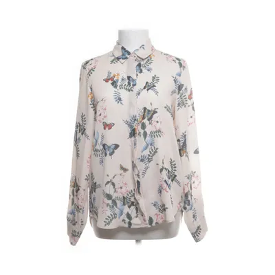 Blouse (Beige, Bruin) van H&M Modern Classic Polyester
