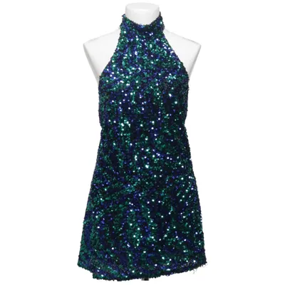Cocktail dress (Blue, Green, Black) from Zara Polyester