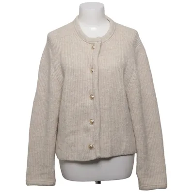 Cardigan (Beige) from Massimo Dutti Elastane, Polyamide, Viscose, Wool