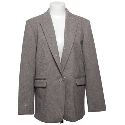 Kavaj (Grå) från Sandro Bomull, Polyester, Viskos