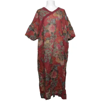 Robe (Rouge, Multicolore) de Buykud Chanvre