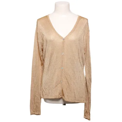 Cardigan (Goud) van Add It Metallvezel, Viscose