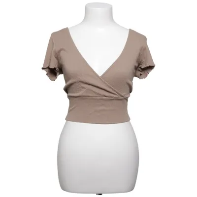 Omlottopp (Brun) från Bik Bok Elastan, Polyester, Viskos
