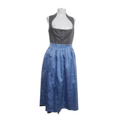 Dirndl (Grå, Blå) från Berwin & Wolff Bomull, Polyester