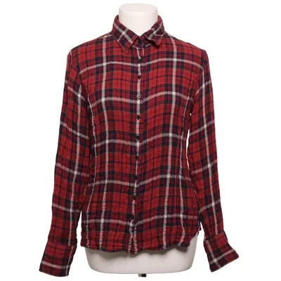 Flanellen overhemd (Rood, Blauw, Wit) van The Shirt Factory Katoen