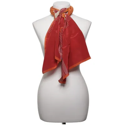 Châle (Rouge, Orange, Beige) de Marja Kurki Soie