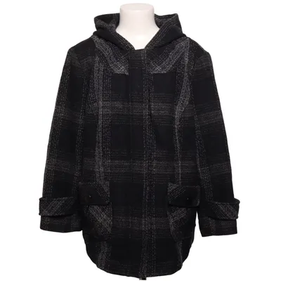 Mantel (Schwarz, Grau) von Selected Polyester, Wolle