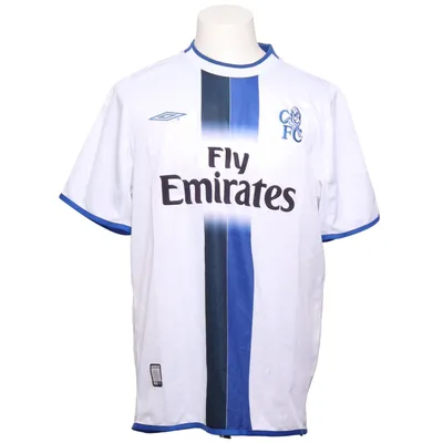 Voetbalshirt (Wit, Blauw, Zwart) van Umbro Elastaan, Polyester