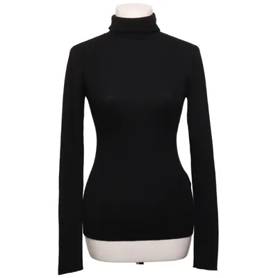 Rollkragenpullover (Schwarz) von Lala Berlin Acryl, Wolle
