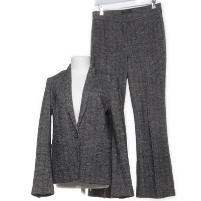 Kostym (Svart, Vit) från Marc O'Polo Acetat, Bomull, Viskos, Ull