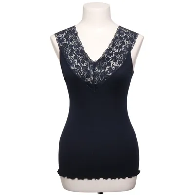 Tanktop (Zwart) van Rosemunde Katoen, Elastaan, Polyamide, Zijde