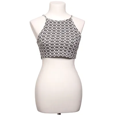 Crop top (Zwart, Wit) van Tally Weijl