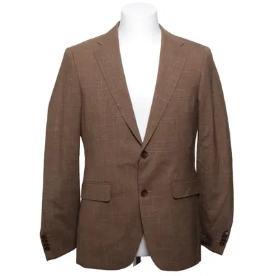 Blazer (Marron) de These Glory Days Lin, Polyester, Soie, Viscose, Laine