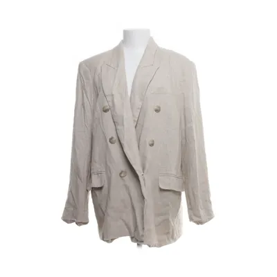 Blazer (Beige) van H&M Premium Quality Linnen, Viscose, Polyester