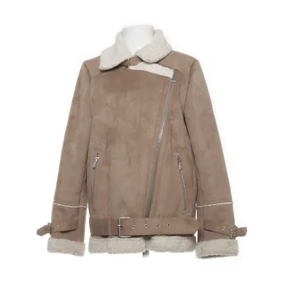 Shearlingjacka (Beige, Vit) från Oakwood Akryl, Elastan, Polyester