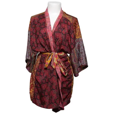 Kimono (Röd, Gul, Flerfärgad) från Gold & Silver Polyester