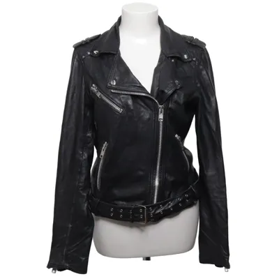 Bikerjacka (Svart) från Rock'n Blue Skinn, Polyester