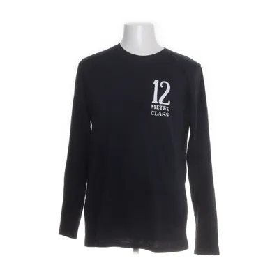 Langærmet t-shirt (Blå) fra Spreadshirt Bomuld