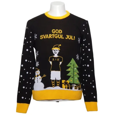 Jultröja (Svart, Gul, Grön, Vit) från AIK