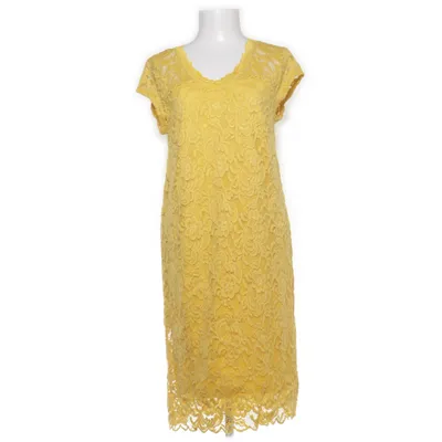 Maternity dress (Yellow) from Mamalicious Cotton, Elastane, Nylon, Polyester, Polyurethane