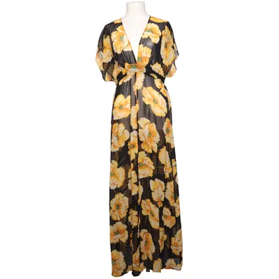 Beach dress (Black, Yellow, Multicolored) from Forever 21 Contemporary Polyester